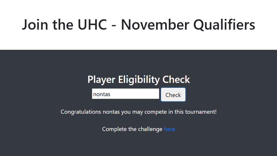 Form submission result